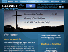 Tablet Screenshot of calvaryofthesiskiyous.com